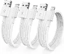 Pack of 3 Fast Charging & Data Sync Cable USB Cable for Apple iPhone 5 6 7 8 X XS XR 11 12 13 Pro iPad