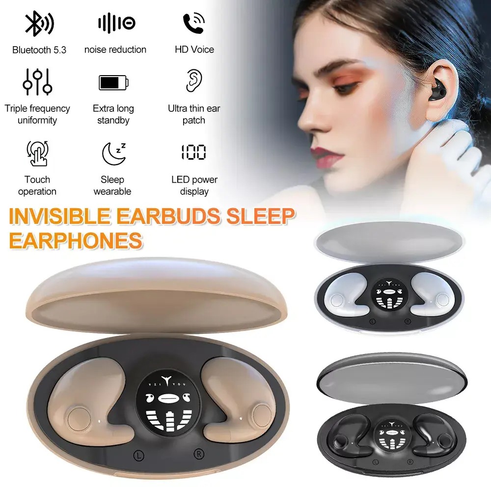 Bluetooth Wireless Headphones Earphones In-Ear Pods Earbuds Finger Touch WaterproofIpx5 Headphones