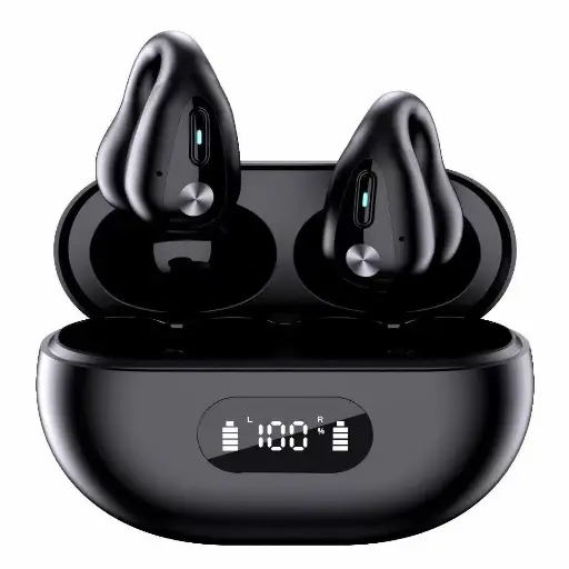 Bluetooth 5.3 Wireless Headphones Earphones Ear Clip Earbuds For iPhone Android