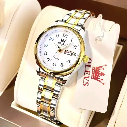 Ladies Luxury Wristwatch Waterproof Stainless Steel Elegant Quartz Watch